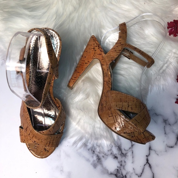 Gianni Bini Shoes - Gianni Bini Cork Platform Heels - 6M